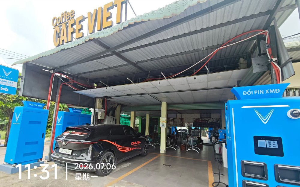 欧美力克海外项目落地！越南胡志明 VinFast 社区光储充换站点顺利投运